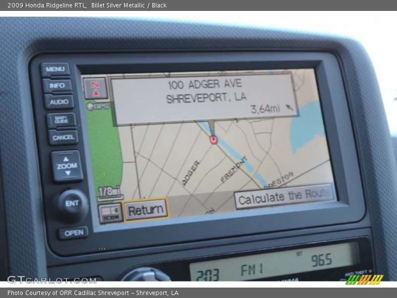 Billet Silver Metallic / Black 2009 Honda Ridgeline RTL