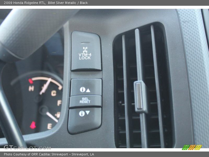 Billet Silver Metallic / Black 2009 Honda Ridgeline RTL