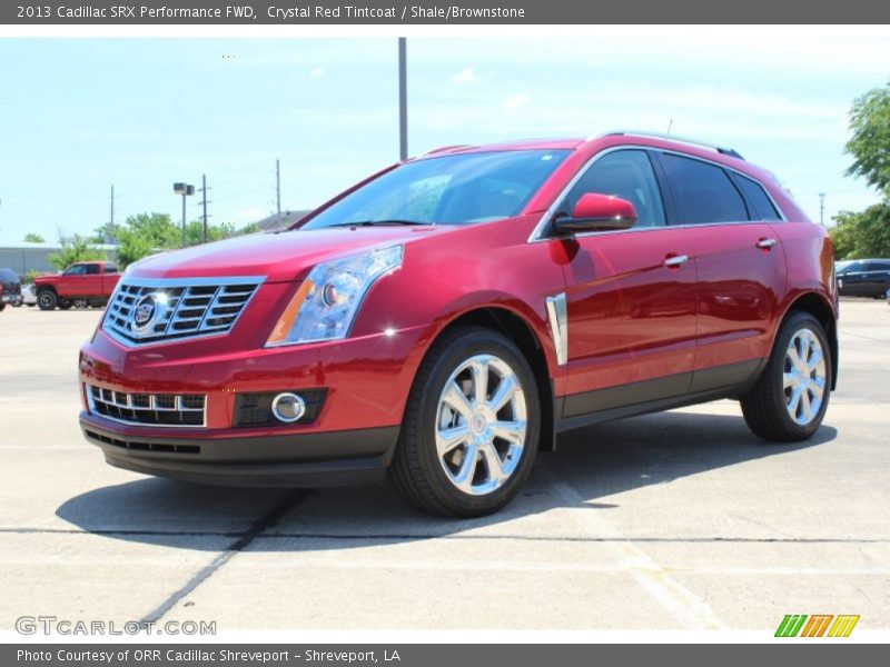 Crystal Red Tintcoat / Shale/Brownstone 2013 Cadillac SRX Performance FWD