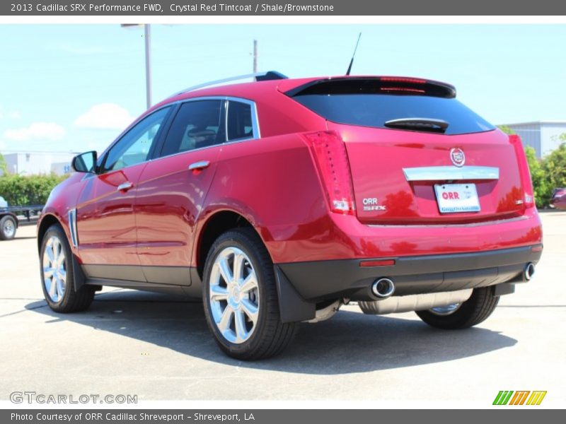 Crystal Red Tintcoat / Shale/Brownstone 2013 Cadillac SRX Performance FWD