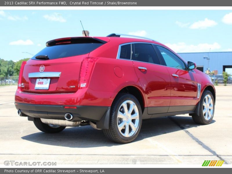 Crystal Red Tintcoat / Shale/Brownstone 2013 Cadillac SRX Performance FWD