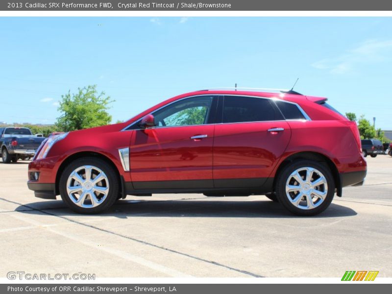 Crystal Red Tintcoat / Shale/Brownstone 2013 Cadillac SRX Performance FWD