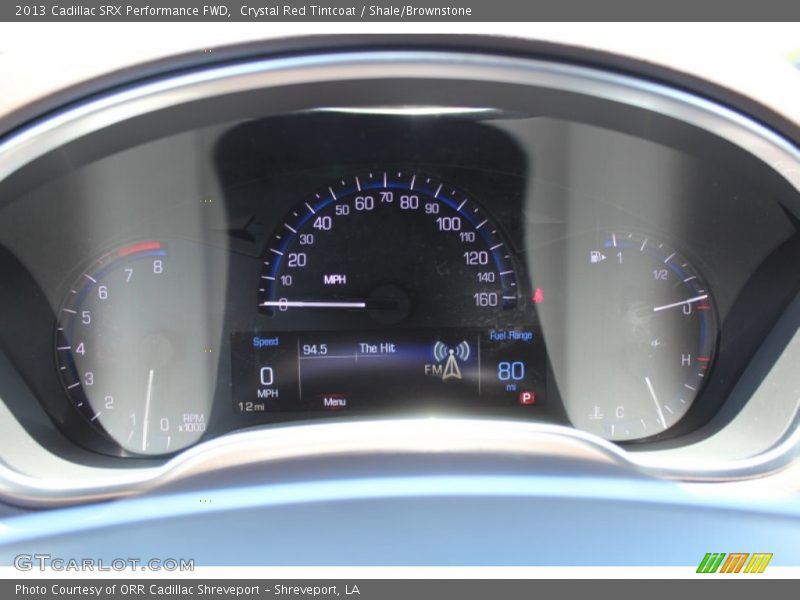 Crystal Red Tintcoat / Shale/Brownstone 2013 Cadillac SRX Performance FWD