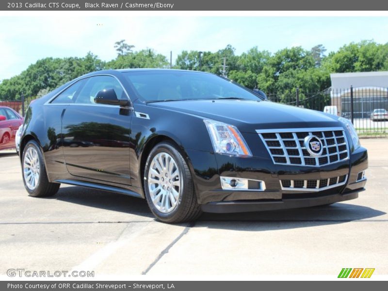 Black Raven / Cashmere/Ebony 2013 Cadillac CTS Coupe