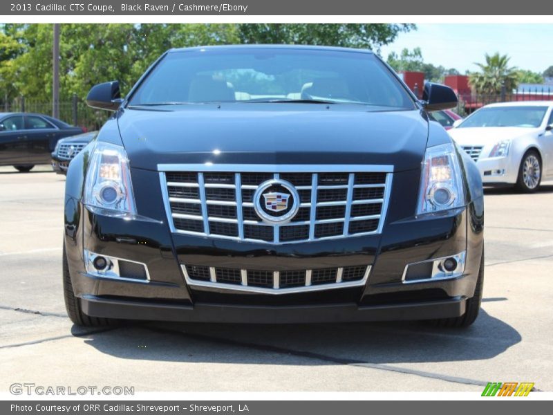 Black Raven / Cashmere/Ebony 2013 Cadillac CTS Coupe