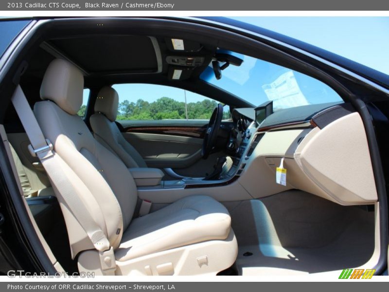 Black Raven / Cashmere/Ebony 2013 Cadillac CTS Coupe