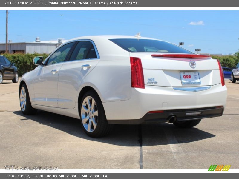 White Diamond Tricoat / Caramel/Jet Black Accents 2013 Cadillac ATS 2.5L
