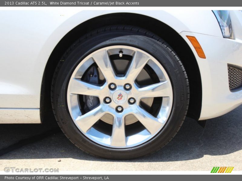 White Diamond Tricoat / Caramel/Jet Black Accents 2013 Cadillac ATS 2.5L
