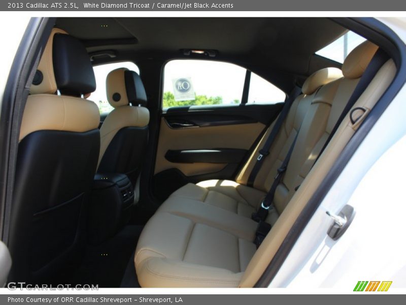 White Diamond Tricoat / Caramel/Jet Black Accents 2013 Cadillac ATS 2.5L