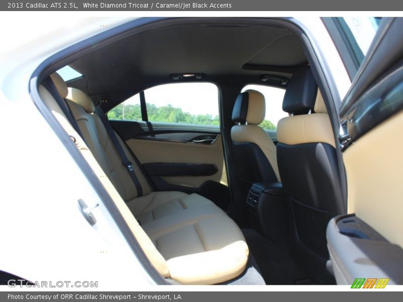 White Diamond Tricoat / Caramel/Jet Black Accents 2013 Cadillac ATS 2.5L