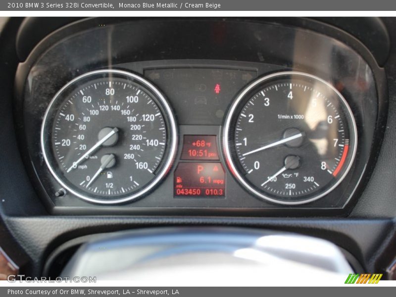  2010 3 Series 328i Convertible 328i Convertible Gauges