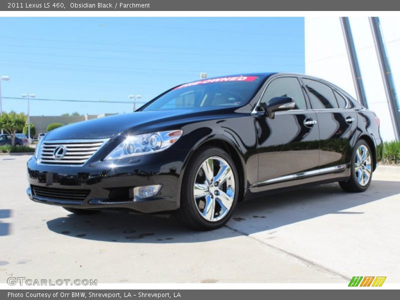 Obsidian Black / Parchment 2011 Lexus LS 460