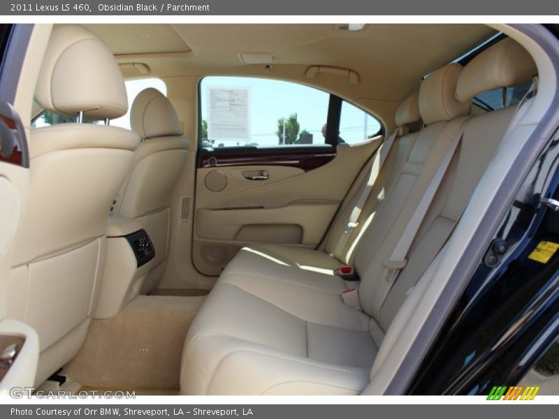 Rear Seat of 2011 LS 460