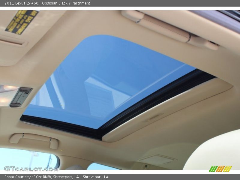 Sunroof of 2011 LS 460