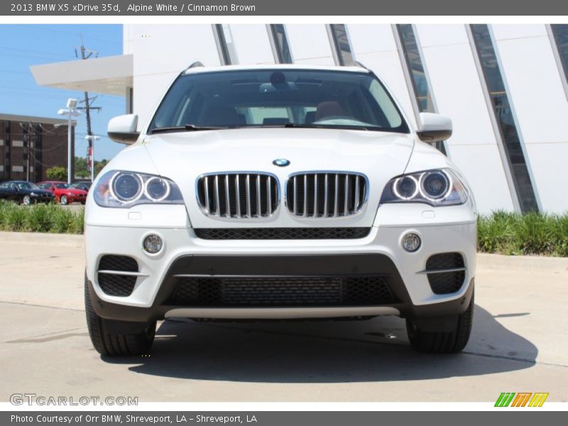 Alpine White / Cinnamon Brown 2013 BMW X5 xDrive 35d