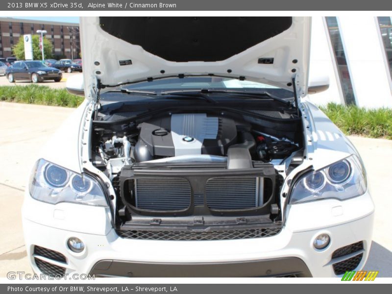 Alpine White / Cinnamon Brown 2013 BMW X5 xDrive 35d