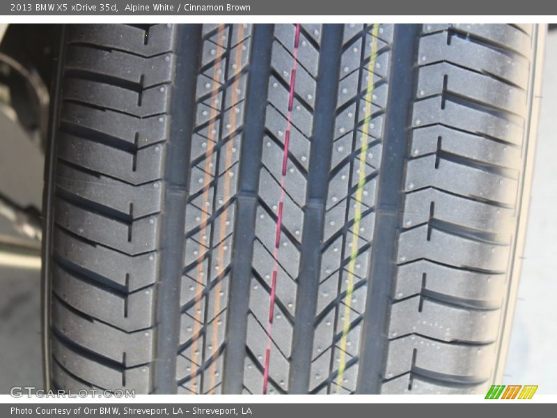 Alpine White / Cinnamon Brown 2013 BMW X5 xDrive 35d