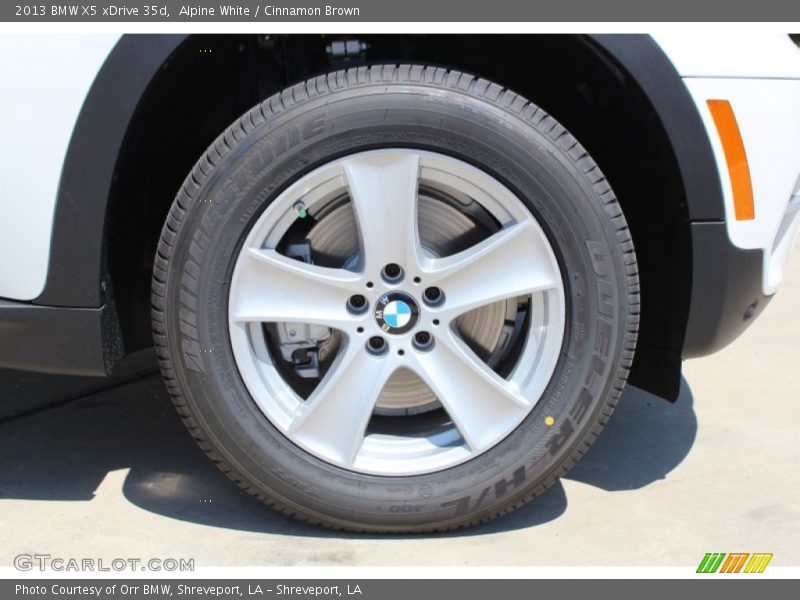 Alpine White / Cinnamon Brown 2013 BMW X5 xDrive 35d