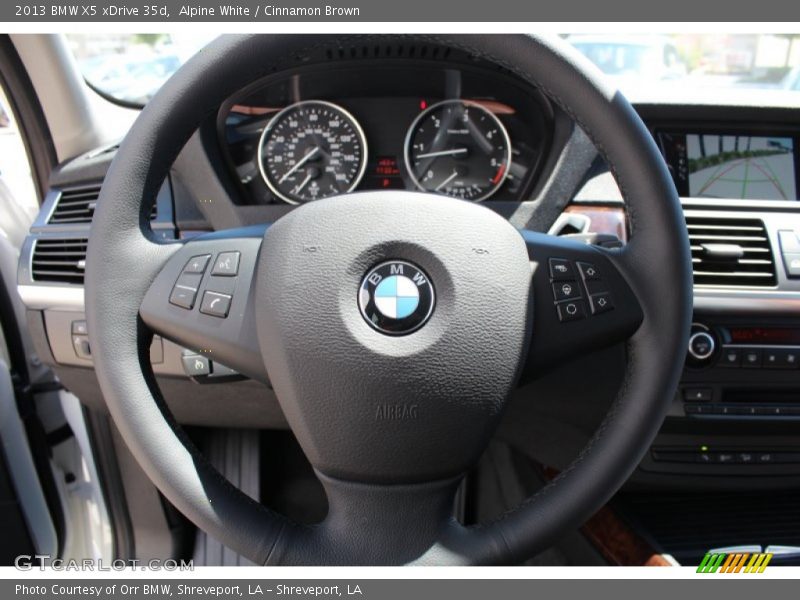 Alpine White / Cinnamon Brown 2013 BMW X5 xDrive 35d