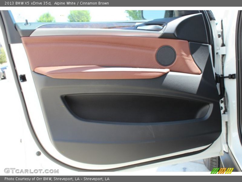 Alpine White / Cinnamon Brown 2013 BMW X5 xDrive 35d