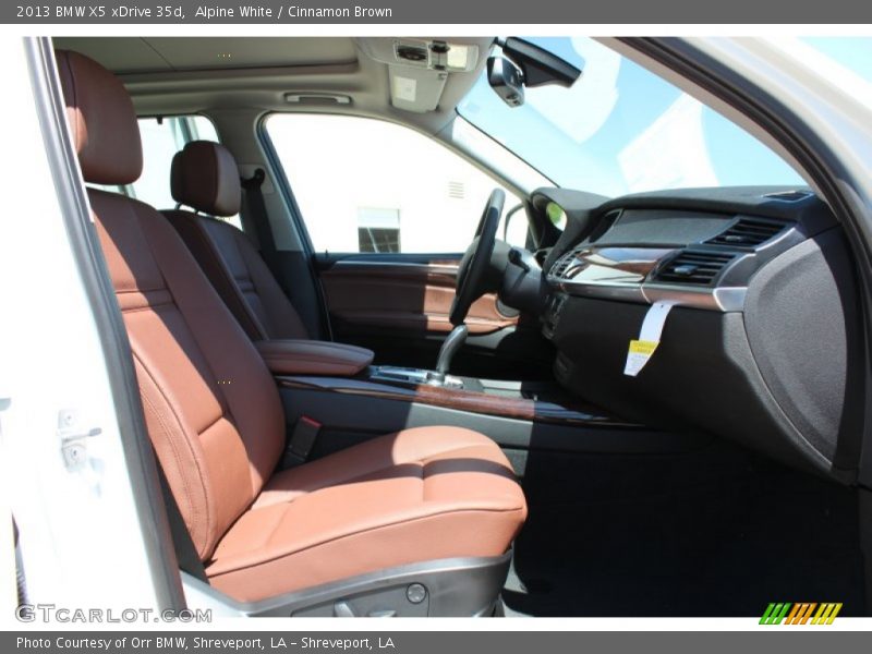 Alpine White / Cinnamon Brown 2013 BMW X5 xDrive 35d