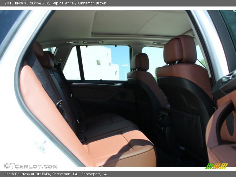 Alpine White / Cinnamon Brown 2013 BMW X5 xDrive 35d