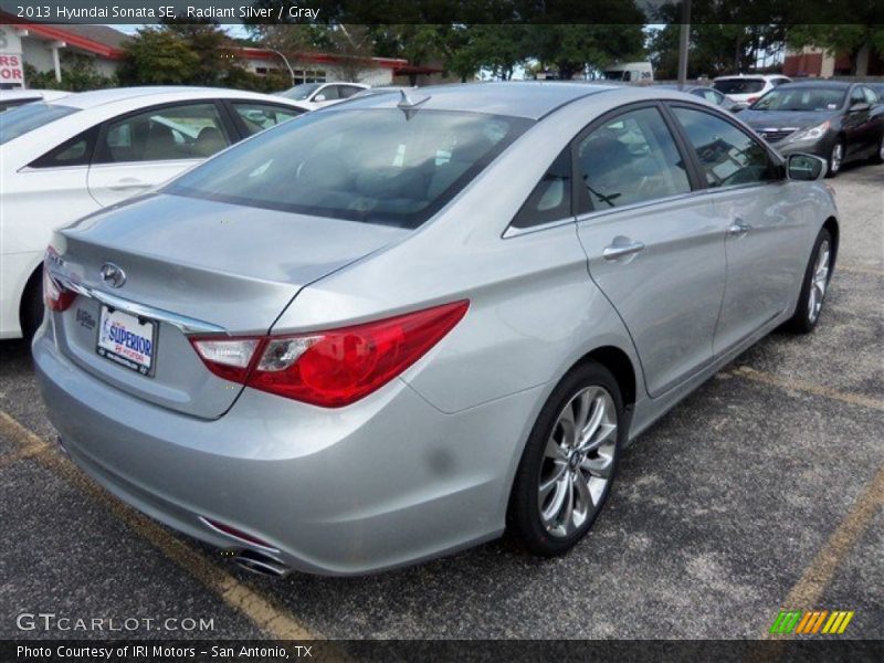 Radiant Silver / Gray 2013 Hyundai Sonata SE