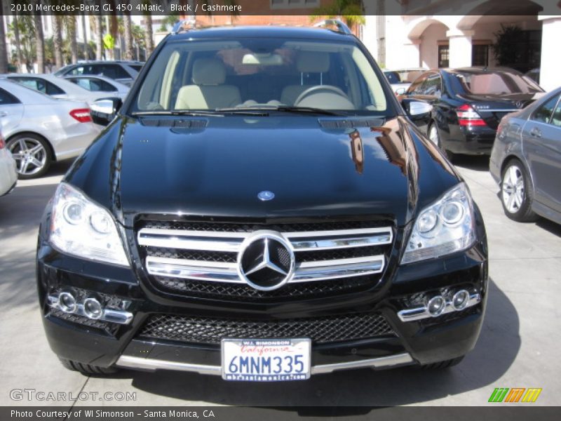 Black / Cashmere 2010 Mercedes-Benz GL 450 4Matic