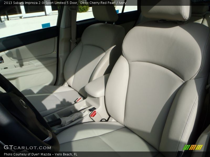 Deep Cherry Red Pearl / Ivory 2013 Subaru Impreza 2.0i Sport Limited 5 Door