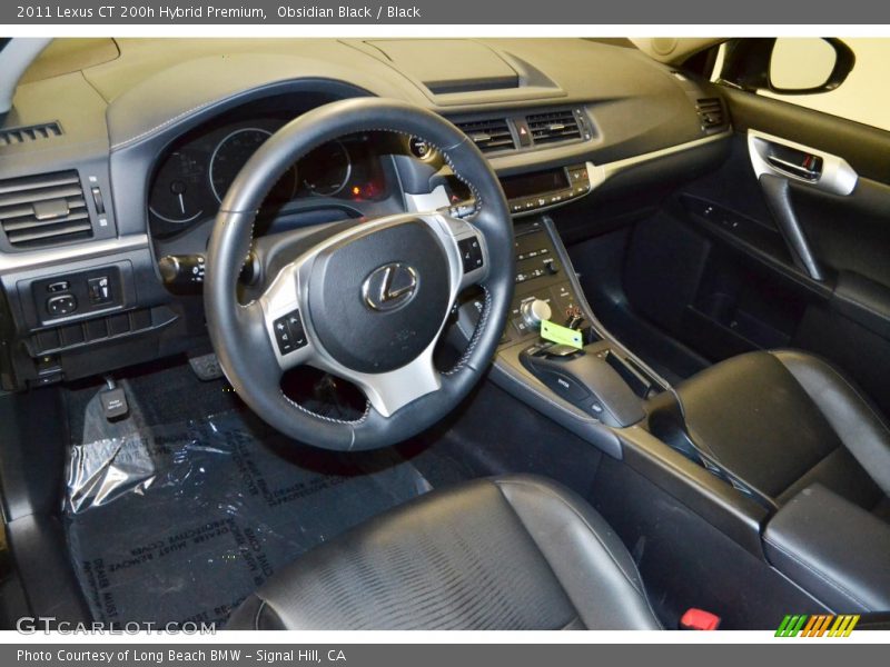  2011 CT 200h Hybrid Premium Black Interior
