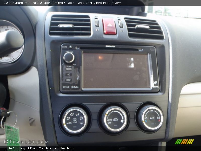 Controls of 2013 Impreza 2.0i Sport Limited 5 Door