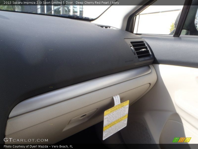 Deep Cherry Red Pearl / Ivory 2013 Subaru Impreza 2.0i Sport Limited 5 Door