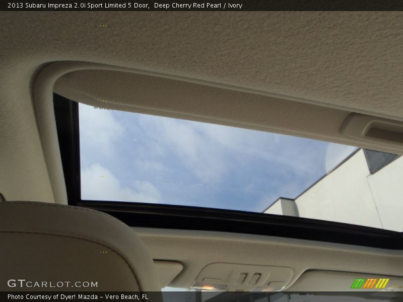 Deep Cherry Red Pearl / Ivory 2013 Subaru Impreza 2.0i Sport Limited 5 Door