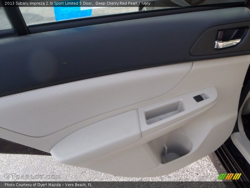 Deep Cherry Red Pearl / Ivory 2013 Subaru Impreza 2.0i Sport Limited 5 Door