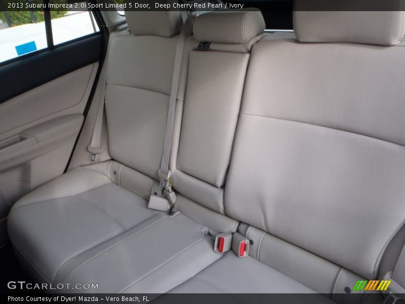 Deep Cherry Red Pearl / Ivory 2013 Subaru Impreza 2.0i Sport Limited 5 Door