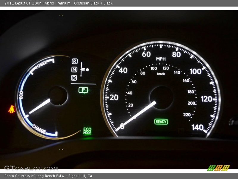 Obsidian Black / Black 2011 Lexus CT 200h Hybrid Premium
