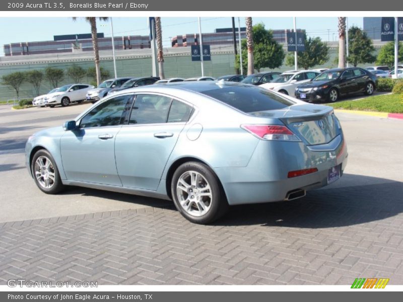 Borealis Blue Pearl / Ebony 2009 Acura TL 3.5