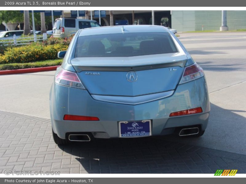 Borealis Blue Pearl / Ebony 2009 Acura TL 3.5