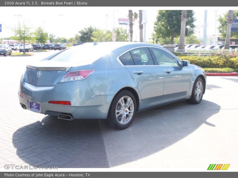 Borealis Blue Pearl / Ebony 2009 Acura TL 3.5
