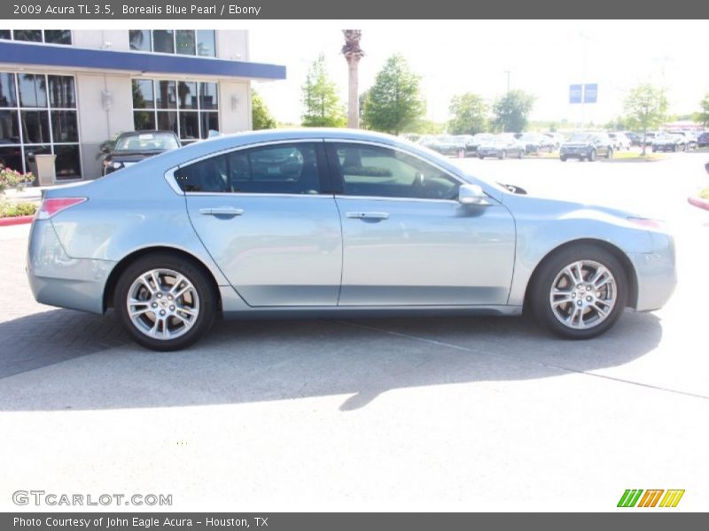 Borealis Blue Pearl / Ebony 2009 Acura TL 3.5