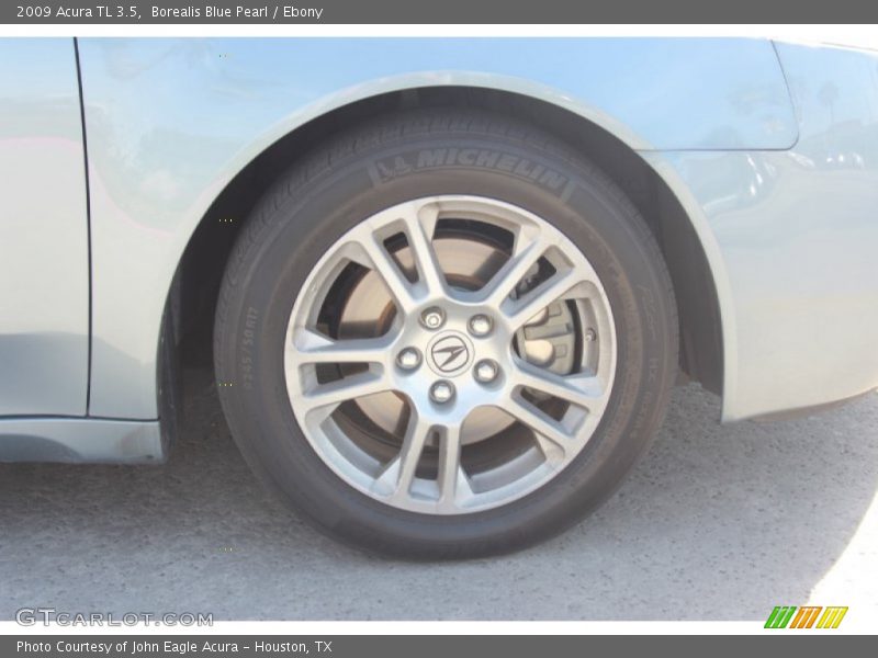 Borealis Blue Pearl / Ebony 2009 Acura TL 3.5