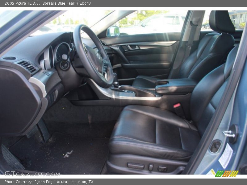 Borealis Blue Pearl / Ebony 2009 Acura TL 3.5