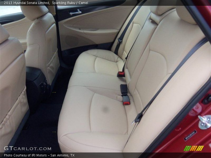 Sparkling Ruby / Camel 2013 Hyundai Sonata Limited