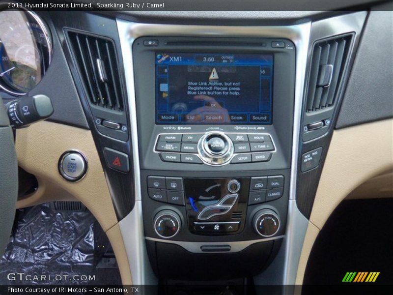 Sparkling Ruby / Camel 2013 Hyundai Sonata Limited