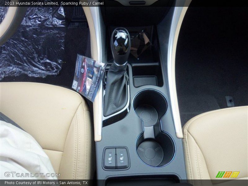 Sparkling Ruby / Camel 2013 Hyundai Sonata Limited