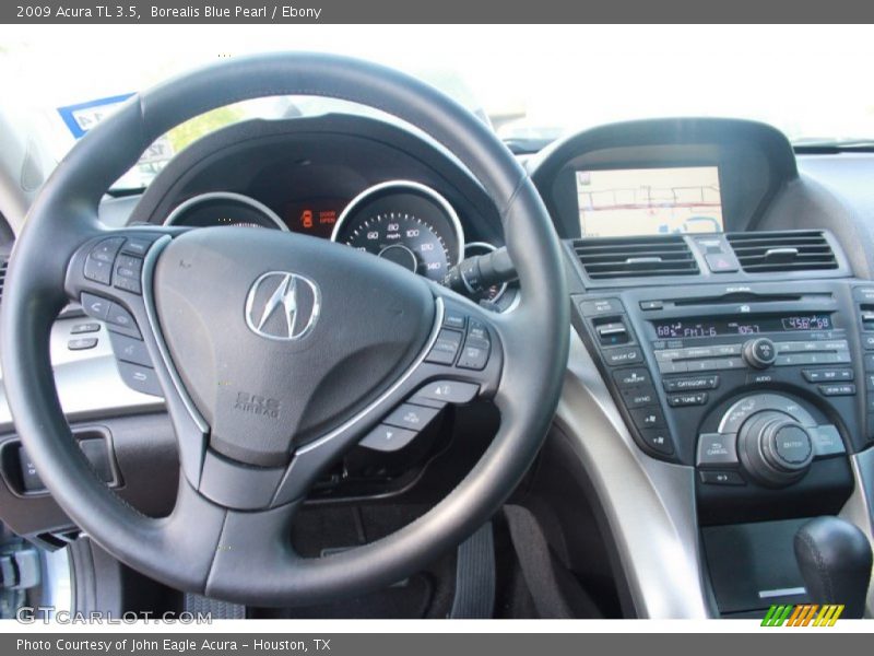 Borealis Blue Pearl / Ebony 2009 Acura TL 3.5
