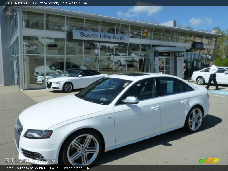 Ibis White / Black 2010 Audi S4 3.0 quattro Sedan