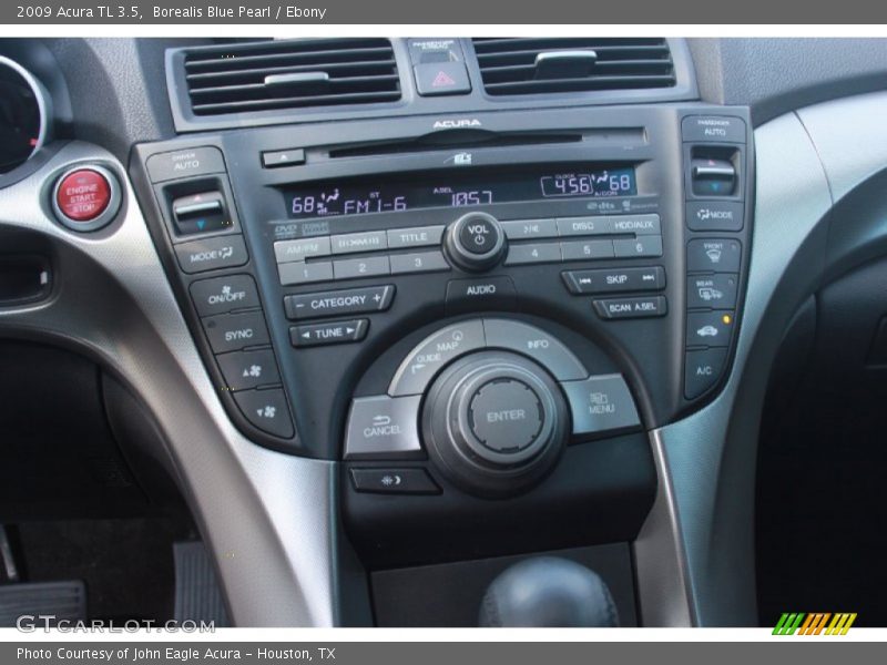 Borealis Blue Pearl / Ebony 2009 Acura TL 3.5