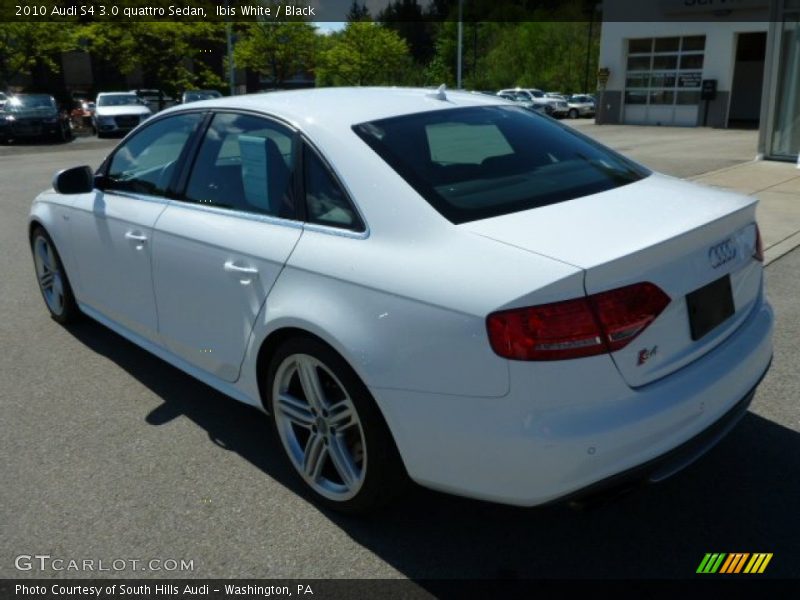Ibis White / Black 2010 Audi S4 3.0 quattro Sedan