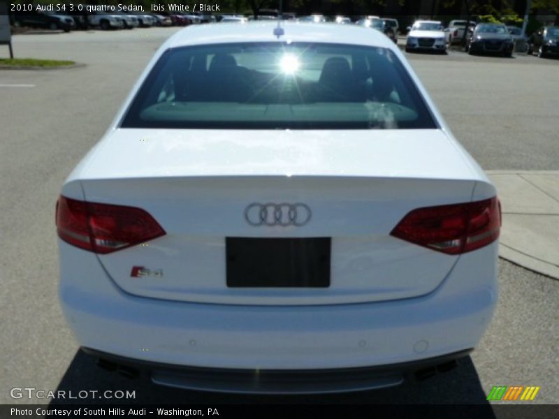 Ibis White / Black 2010 Audi S4 3.0 quattro Sedan